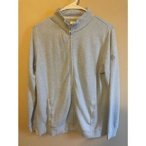 Peter Millar Women’s Light Blue Full Zip Sweatshirt (SZ L)